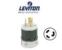 Picture of Leviton 4720-C - 15 AMP NEMA L5-15P Locking Power Plug