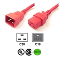 Picture of Red C20 to C19 Power Cords