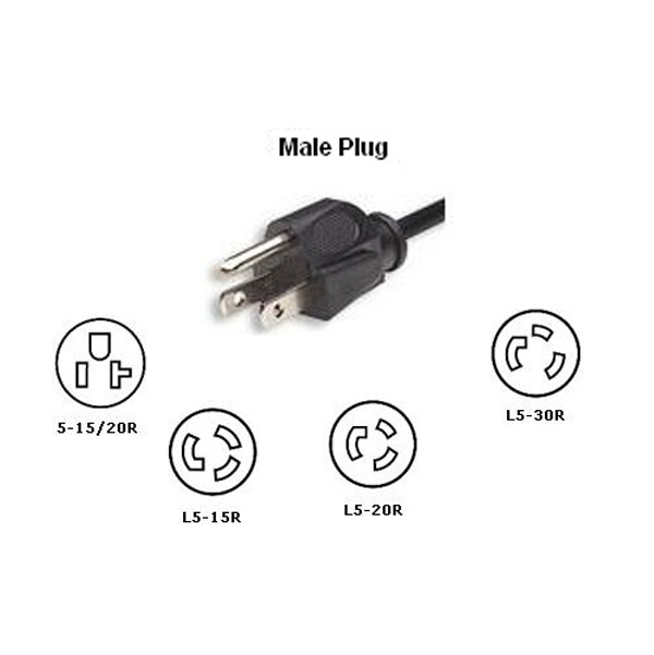 Power Cords And Adapters Custom Av Rack