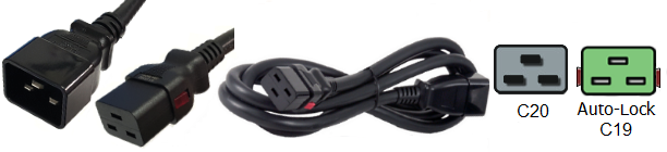 C20 to C19 Power Cord