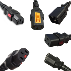IEC Locking Power Cords - Custom A/V Rack