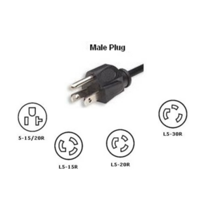 15A Plug Adapters - Custom A/V Rack