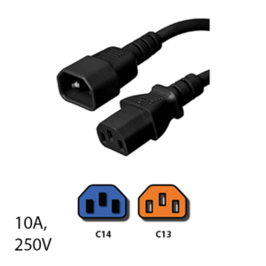 International IEC C14 to C13 Power Cords - Custom A/V Rack