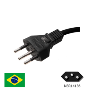 Brazil (NBR14136) Power Cords - Custom A/V Rack