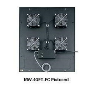 Integrated Top Fan Panels - Custom A/V Rack