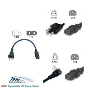 Signal Safe IEC Cords - Custom A/V Rack