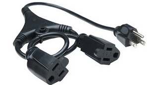 NEMA 5-15 Splitter Cord